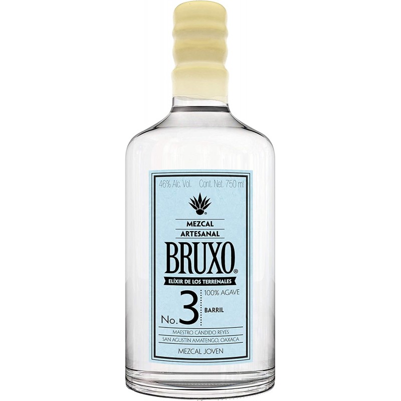 Bruxo no.3 „ Barril ” Joven Mexican mezcal 46% vol. 0.70l