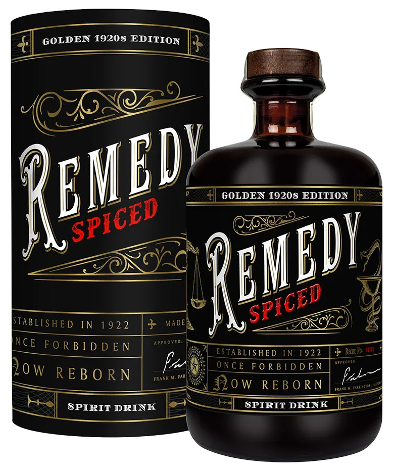 Remedy Spiced Golden 1920´s Edition 41,5 % 0,7 l (tuba)