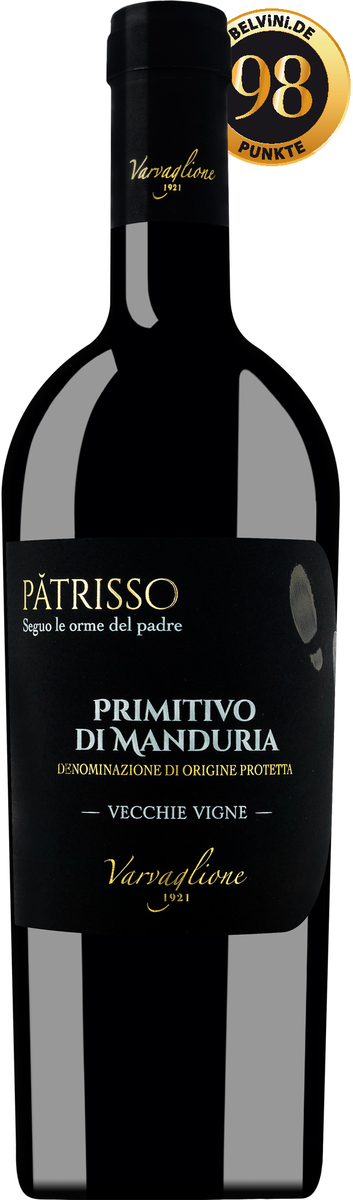 Patrisso Primitivo di Manduria 2021 Vecchie Vigne IGP - Varvaglione, 0,75l