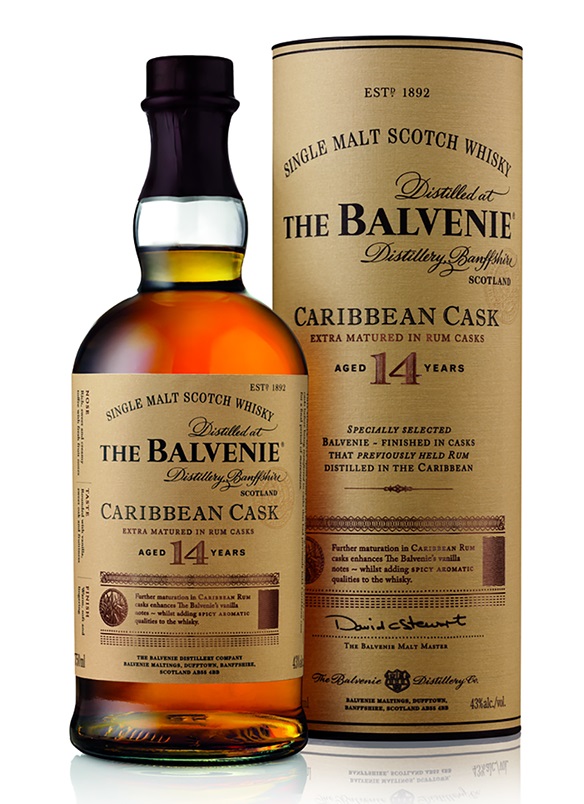 The Balvenie Balvenie 14 yo Caribbean Cask, Gift Box, 43%, 0,7l