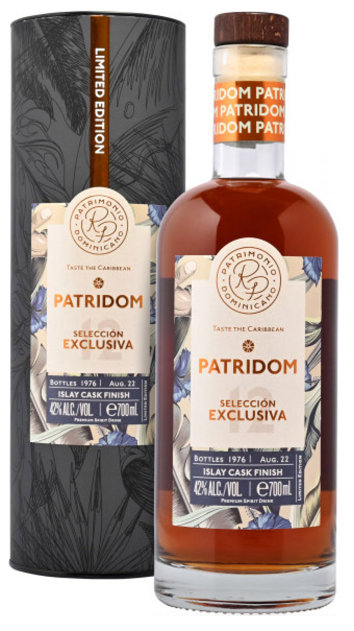 Ron Patridom Seleccion Exclusiva Islay Cask Finish 42% 0,7 l (tuba)