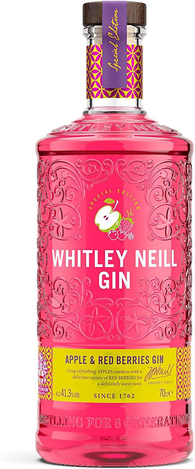 gin whitley neill apple/red berries 41,3% 0,7l (holá láhev)