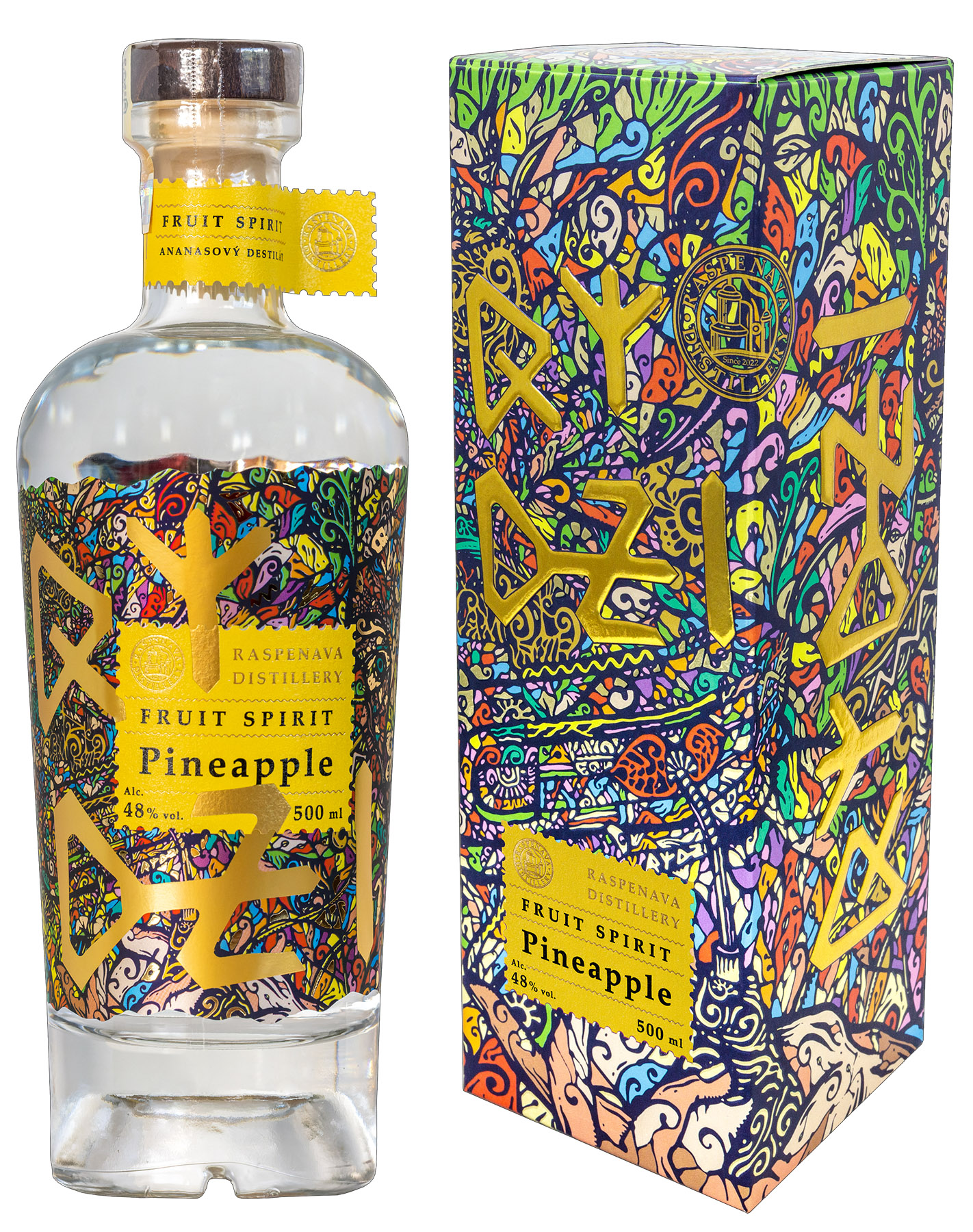 Fruit Spirit - Pineapple, 48%, 0,5l
