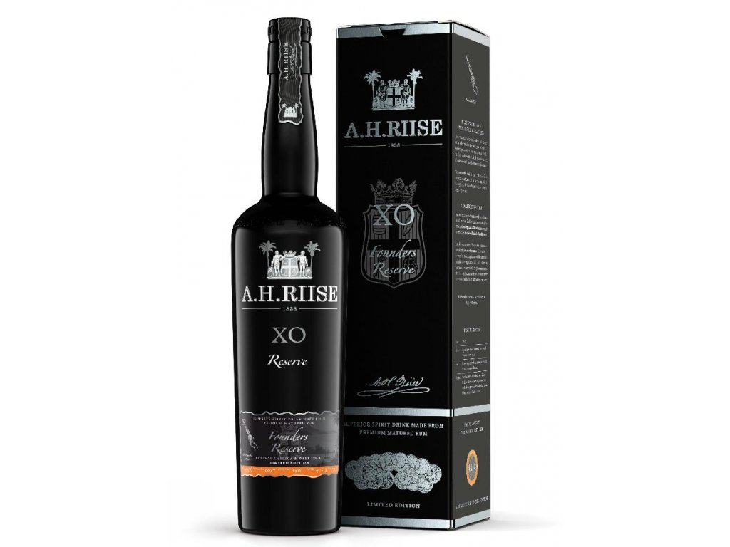 A.H. Riise XO Founders Reserve batch V 44,4% 0,7 l (karton)