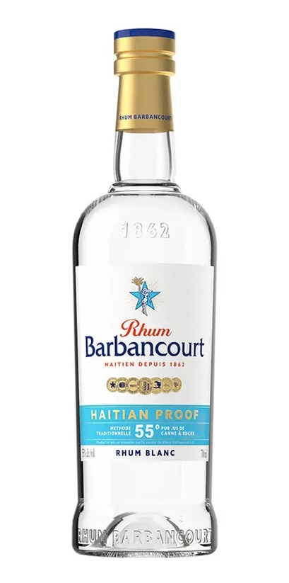 Barbancourt Haitian Proof White 55% 0,7 l (holá láhev)