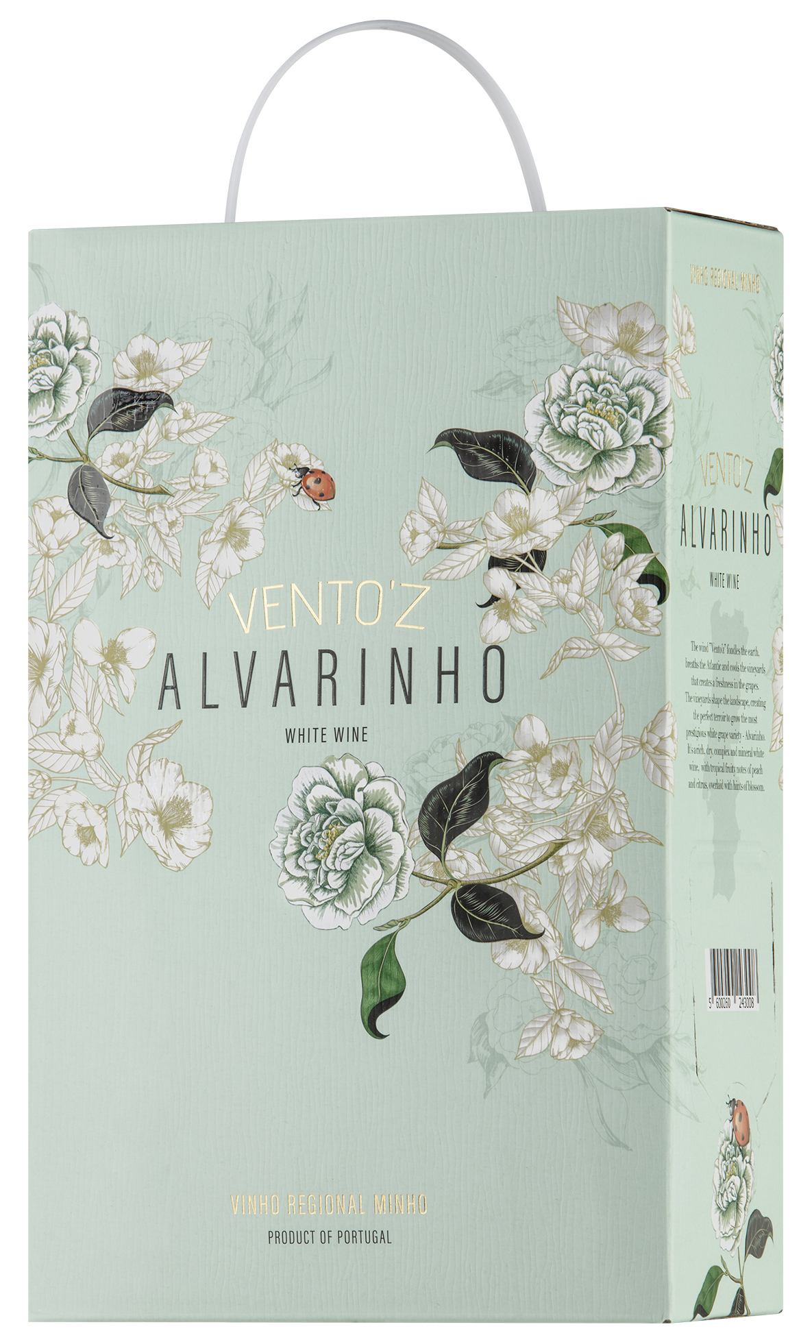 Quinta de Curvos Vento´z Alvarinho, Quinta de Curvos, bag in box, 2l