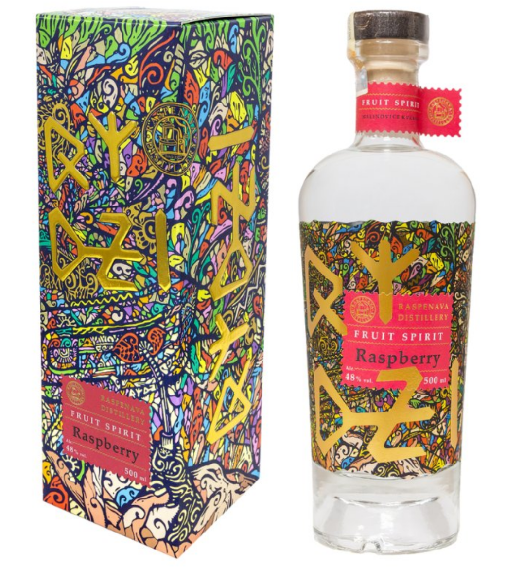 Raspenava distillery Raspenava Raspberry (malina) 48% 0,5l