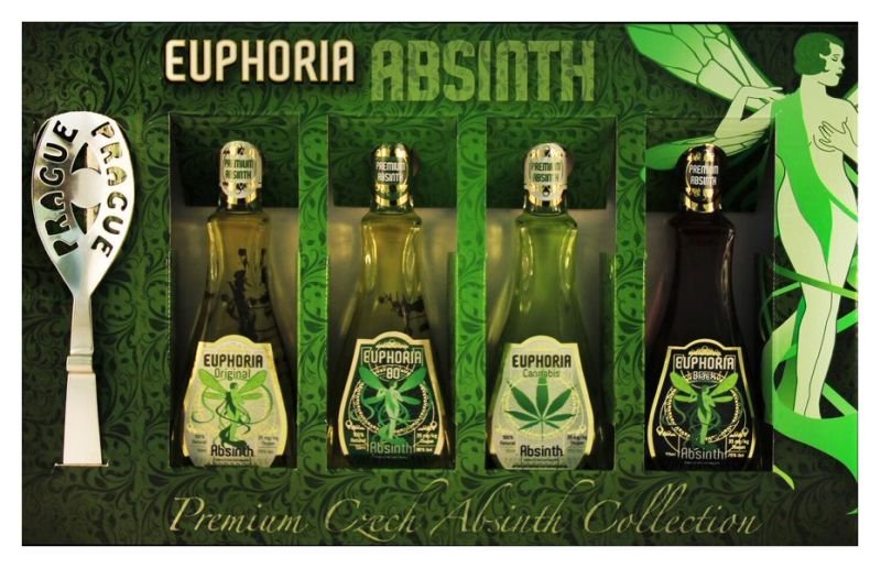 Euphoria Absinth mini set 4×0,05l 72,5% GB