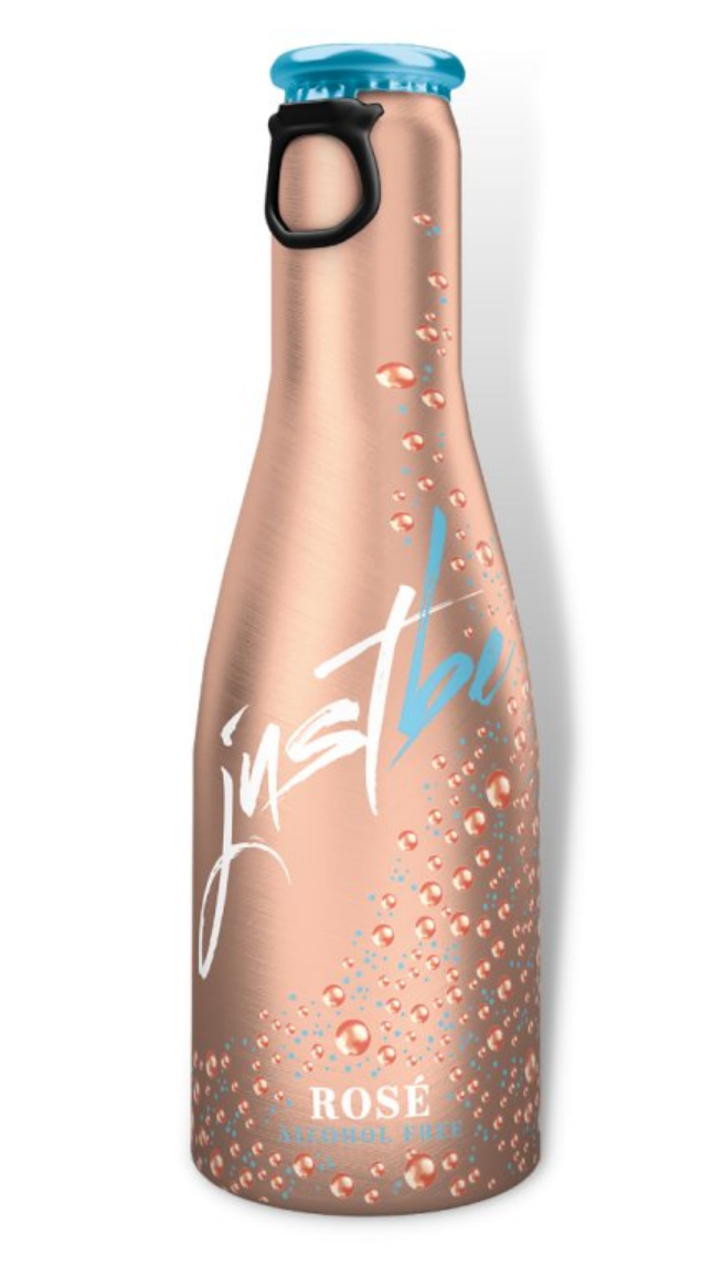 BeRosé Sparkling wine alcohol free aluminium bottle 0,2l
