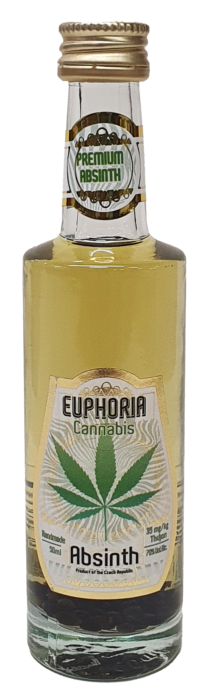 Hill´s EUPHORIA Absinth Cannabis, 70%, 0,05l