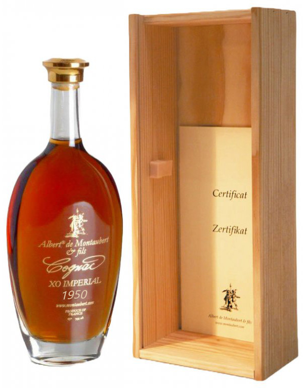 Albert de Montaubert Cognac 1950 0,7 l (kazeta)