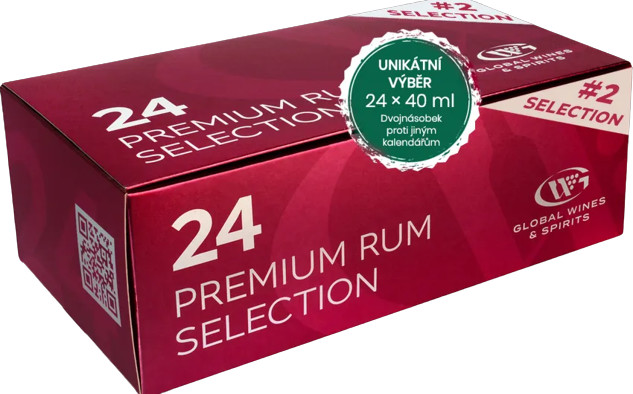 Premium Rum Selection 2 Box, 24x40ml