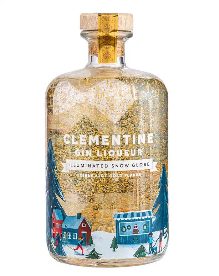 Clementine Gin Liqueur Snow Globe 0,7l 20%