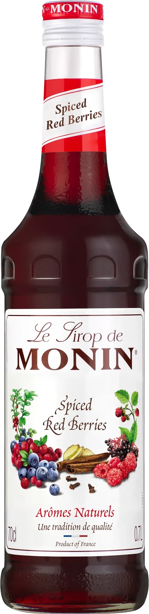 Le Sirop de Monin Spiced Red Berries 0,7L (holá láhev)