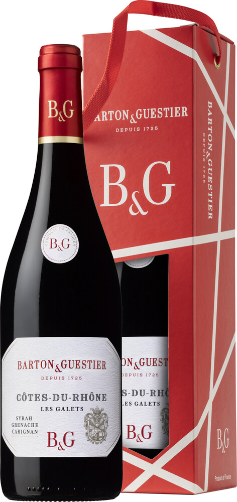 Barton & Guestier Cotes du Rhone AOC 2022 - Barton&Guestier v dárkové krabičce, 0,75l