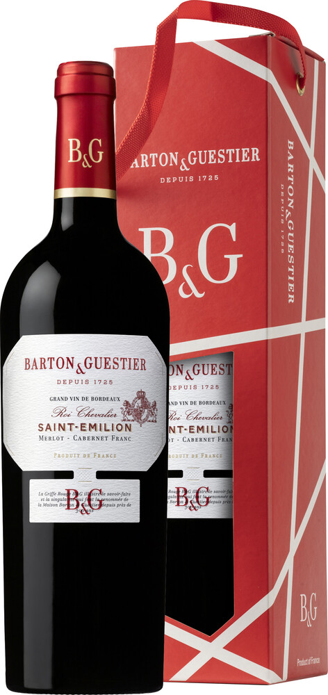 Barton & Guestier Saint-Emilion AOC 2022 - Barton&Guestier v dárkové krabičce, 0,75l
