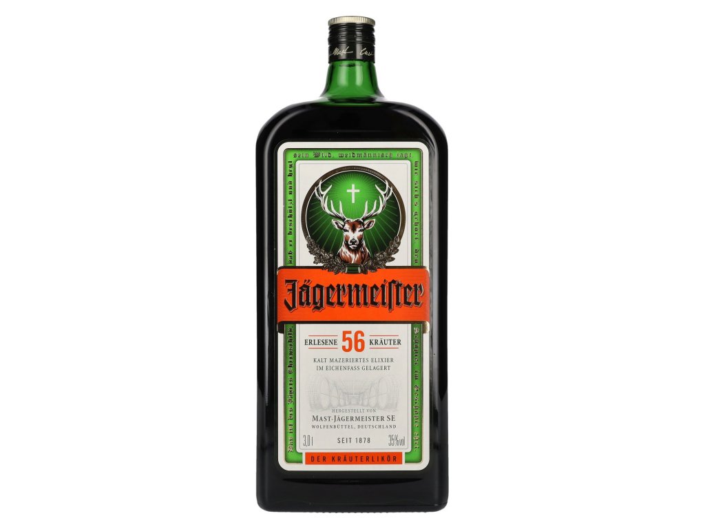 Jagermeister 3,0l 35% 3l (holá láhev)