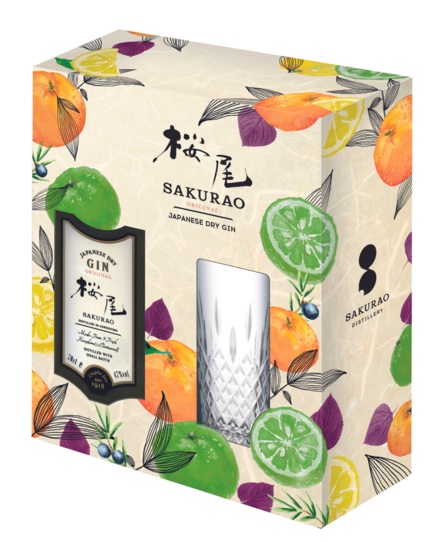 Sakurao Classic Japanese Gin 40% 0,7 l (katron)