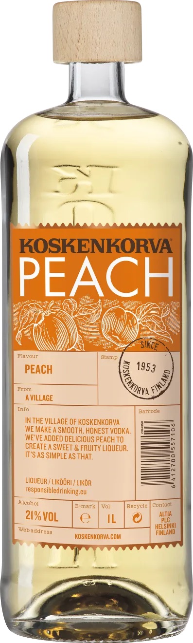 Koskenkorva Peach 1l 20%