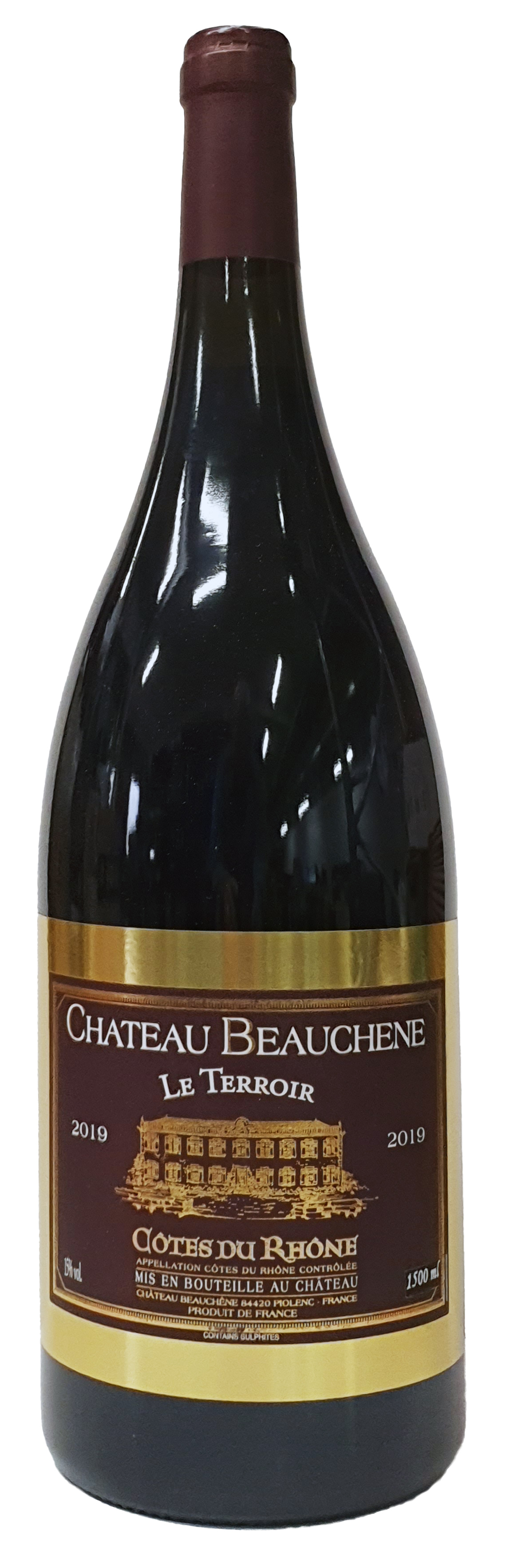 Chateau Beauchene Premier Le Terroir, 2019, Côtes du Rhône, Chateau Beauchene, 1,5l