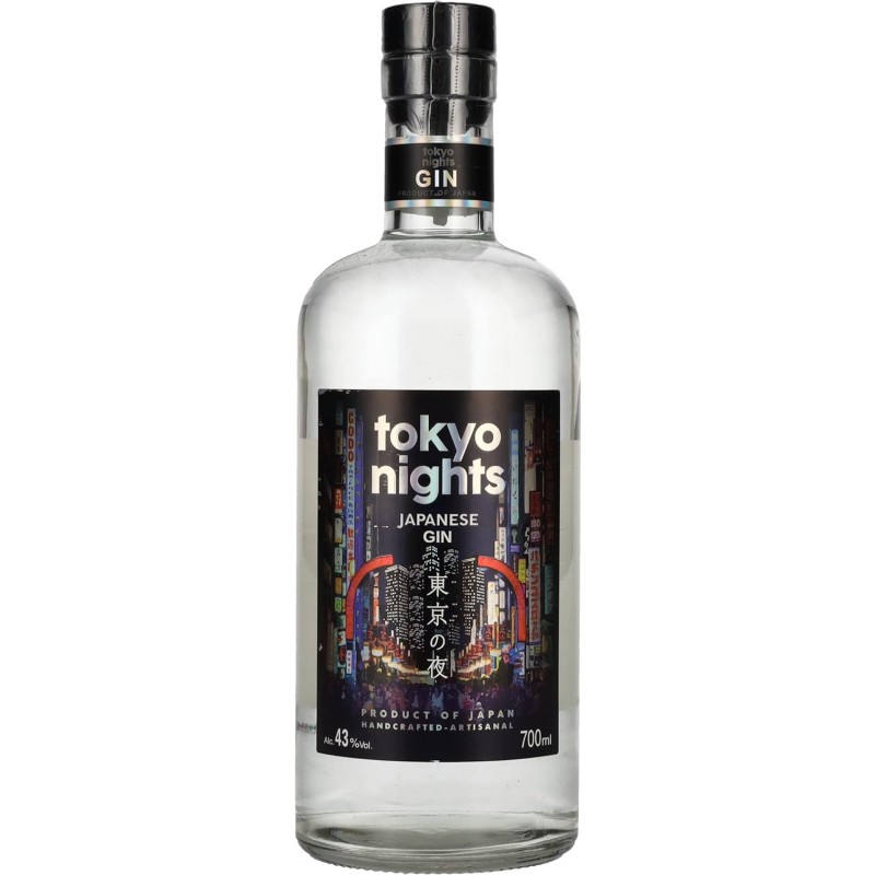 Tokyo Nights Japanese Gin, 40%, 0,7l