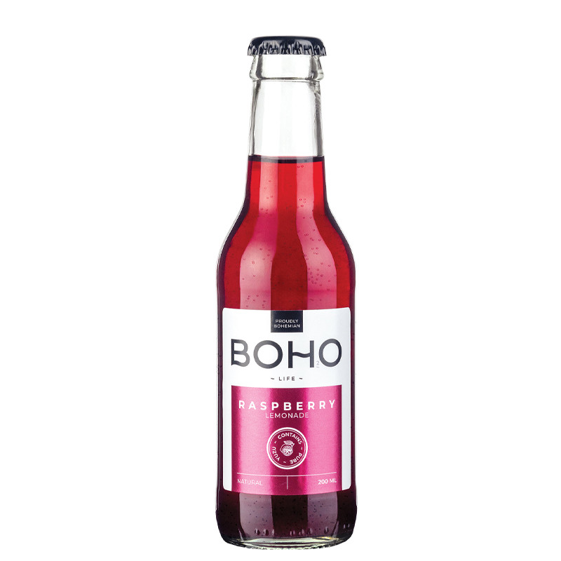 BOHO Life Boho limonáda Malina 0,2l