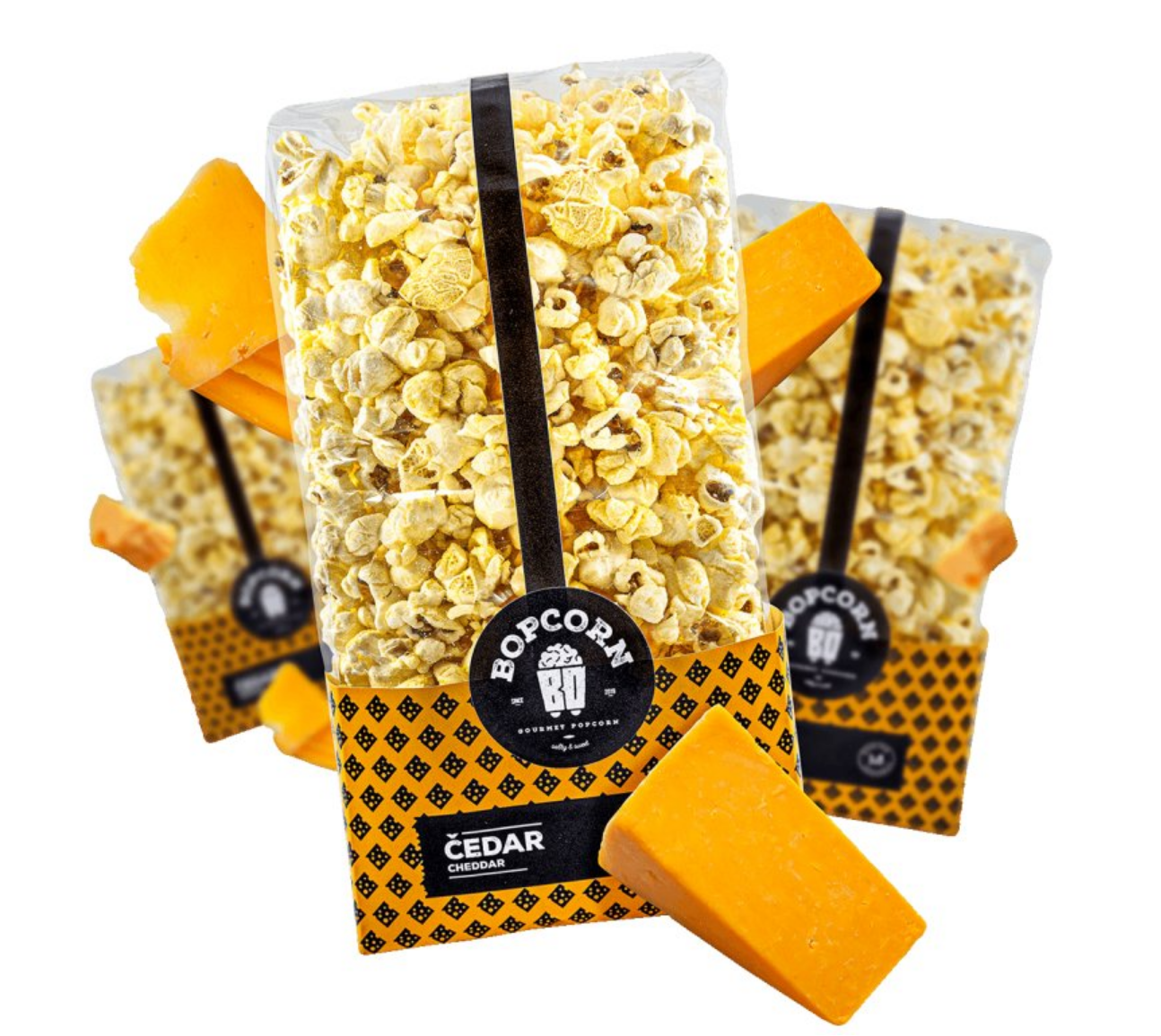 Bopcorn gourmet - Popcorn Čedar, 60g