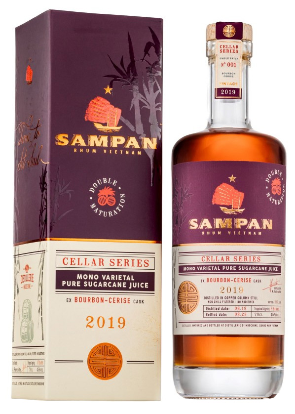 RUM SAMPAN bourbon cask 45% 0,7l (holá láhev)
