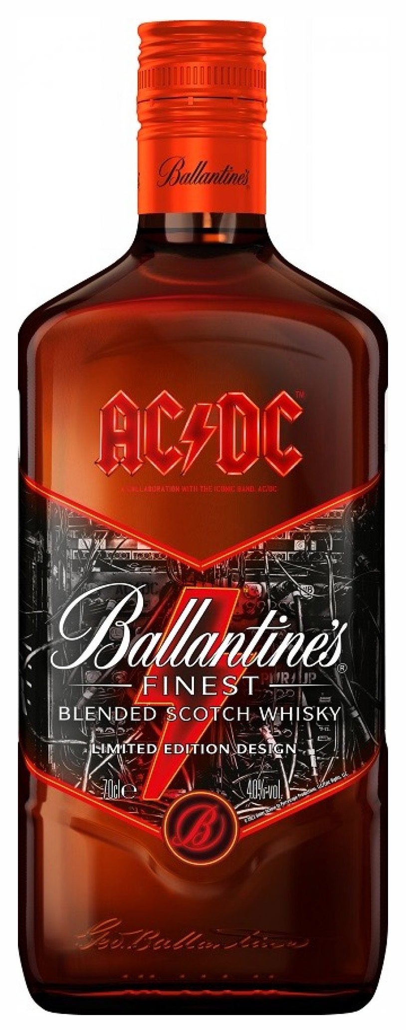 Ballantines AC/DC 40% 0,7 l (holá láhev)