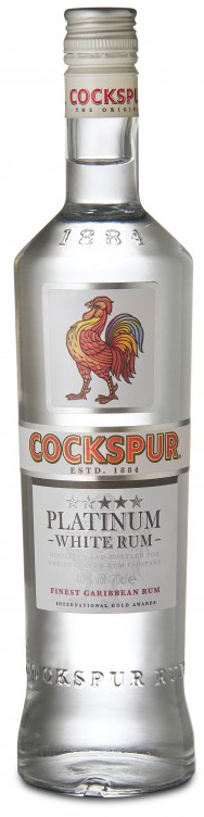 Cockspur Platinum White Rum 40% 0,7 l (holá láhev)