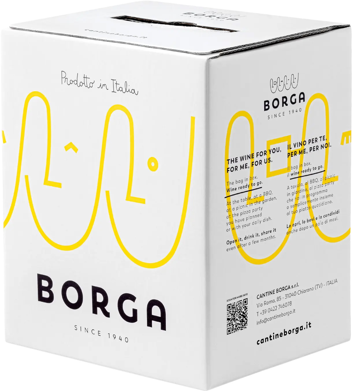 Cantine Borga Chardonnay-bag in box 12% 5 l (holá láhev)