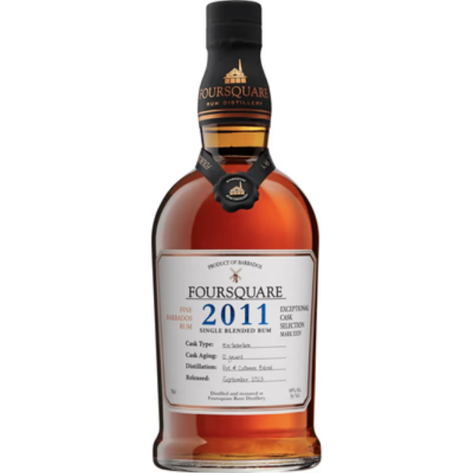 Foursquare Cask Strength 2011, 60% 0,75 l (holá láhev)
