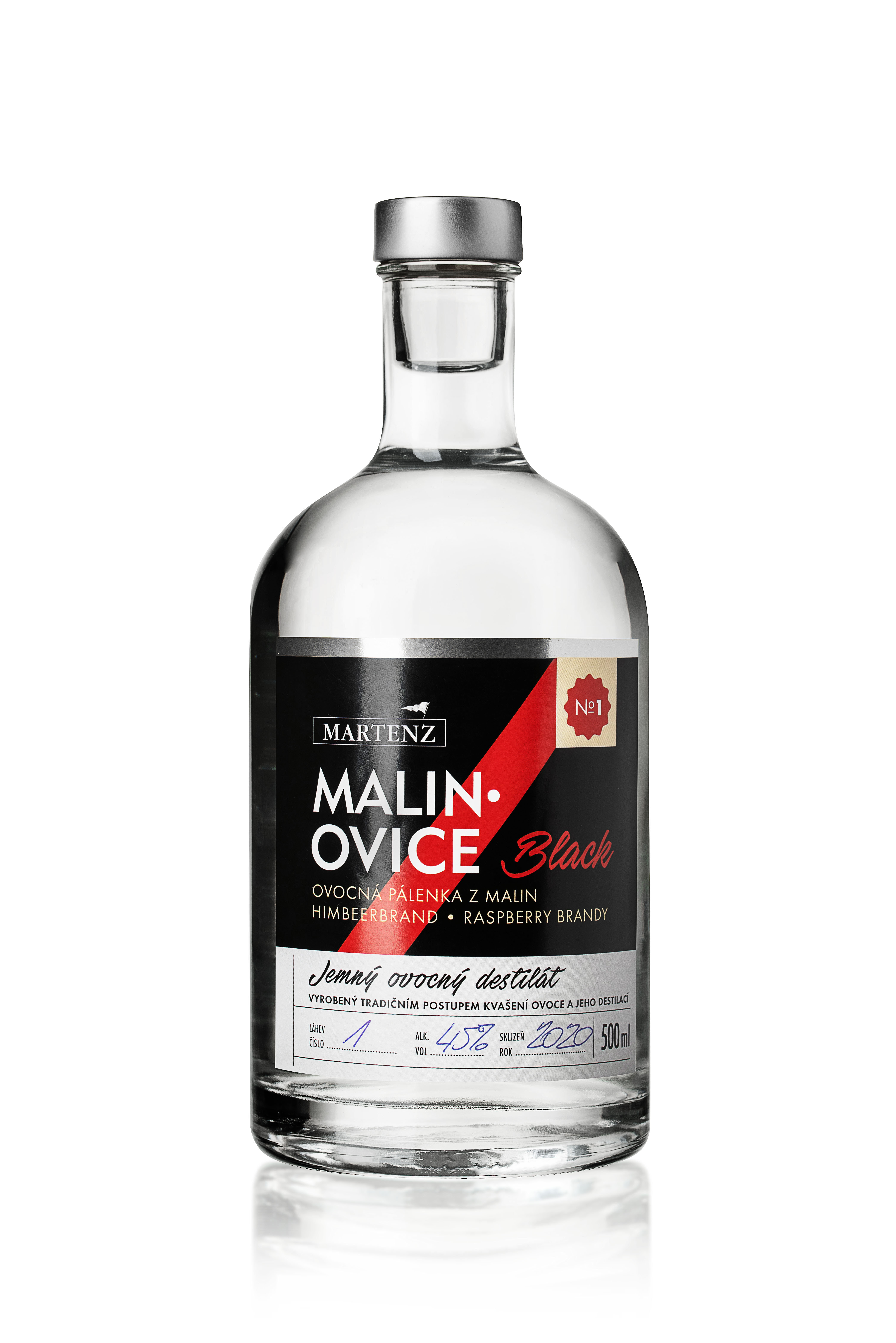 Malinovice Black No.2020, Martenz, 45%, 0,5l
