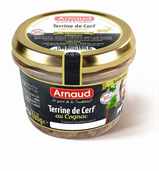 Arnaud Jelení terina s koňakem, 180g