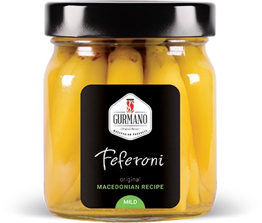 Gurmano Zelené feferonky MILD jemné, 280g