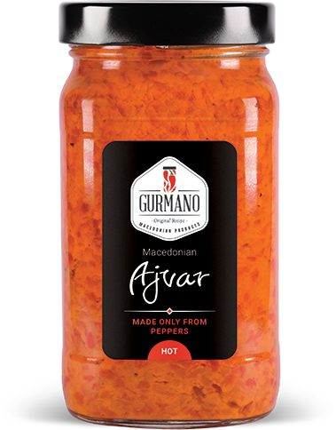 Gurmano Ajvar HOT pálivý, 490g