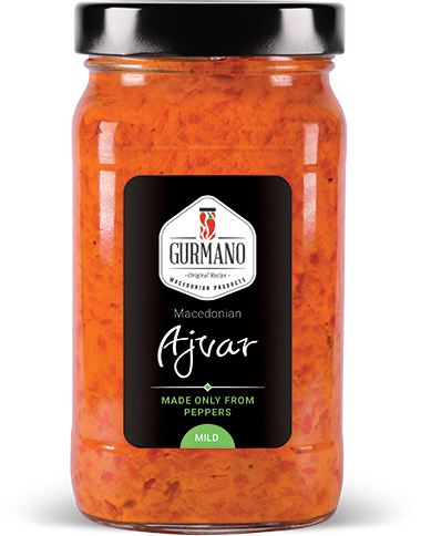 Gurmano Ajvar MILD jemný, 490g