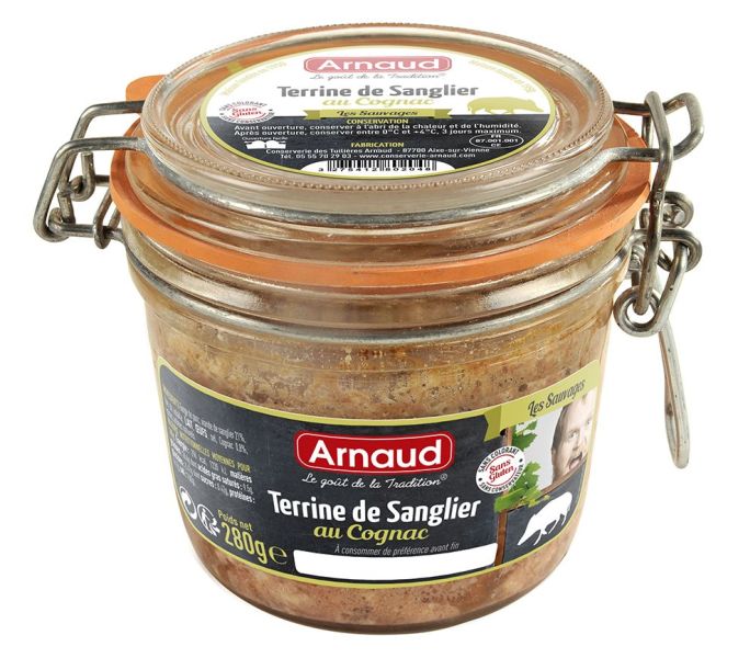 Arnaud Kančí terina s Koňakem, 280g