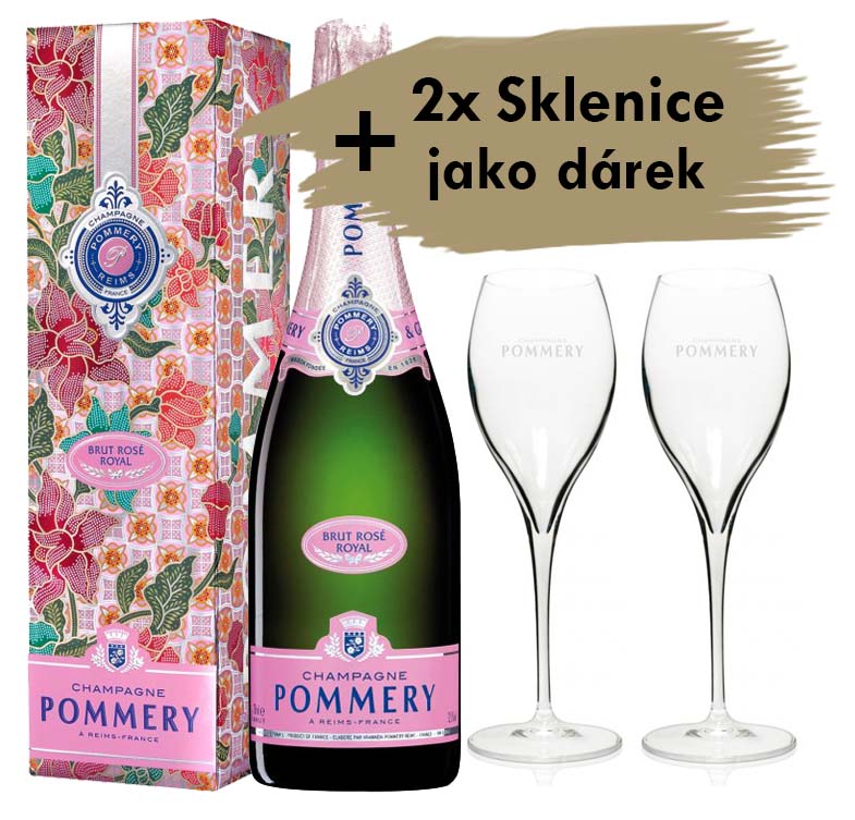 Pommery Brut Rosé Kartonek 0,75l (karton)
