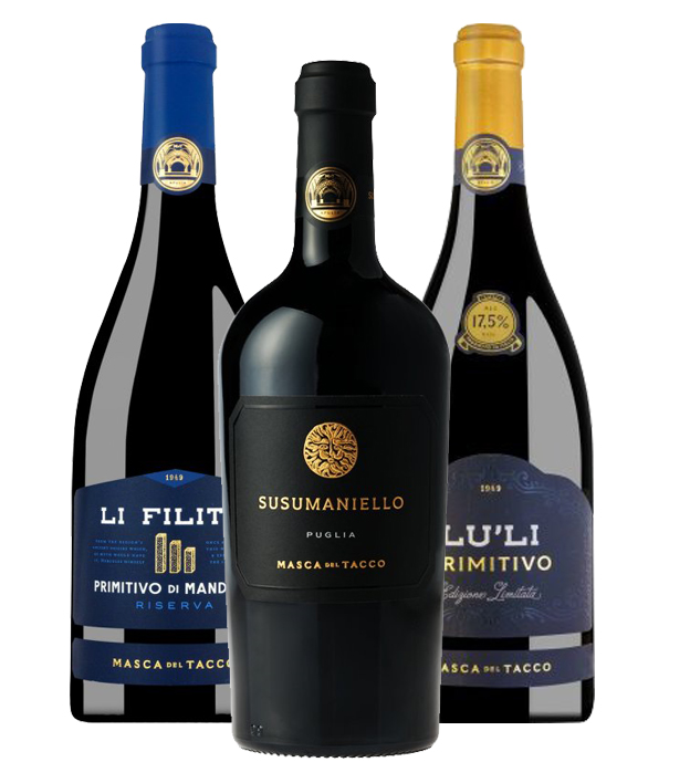 Degustační balíček Masca Del Tacco, 3x0,75l