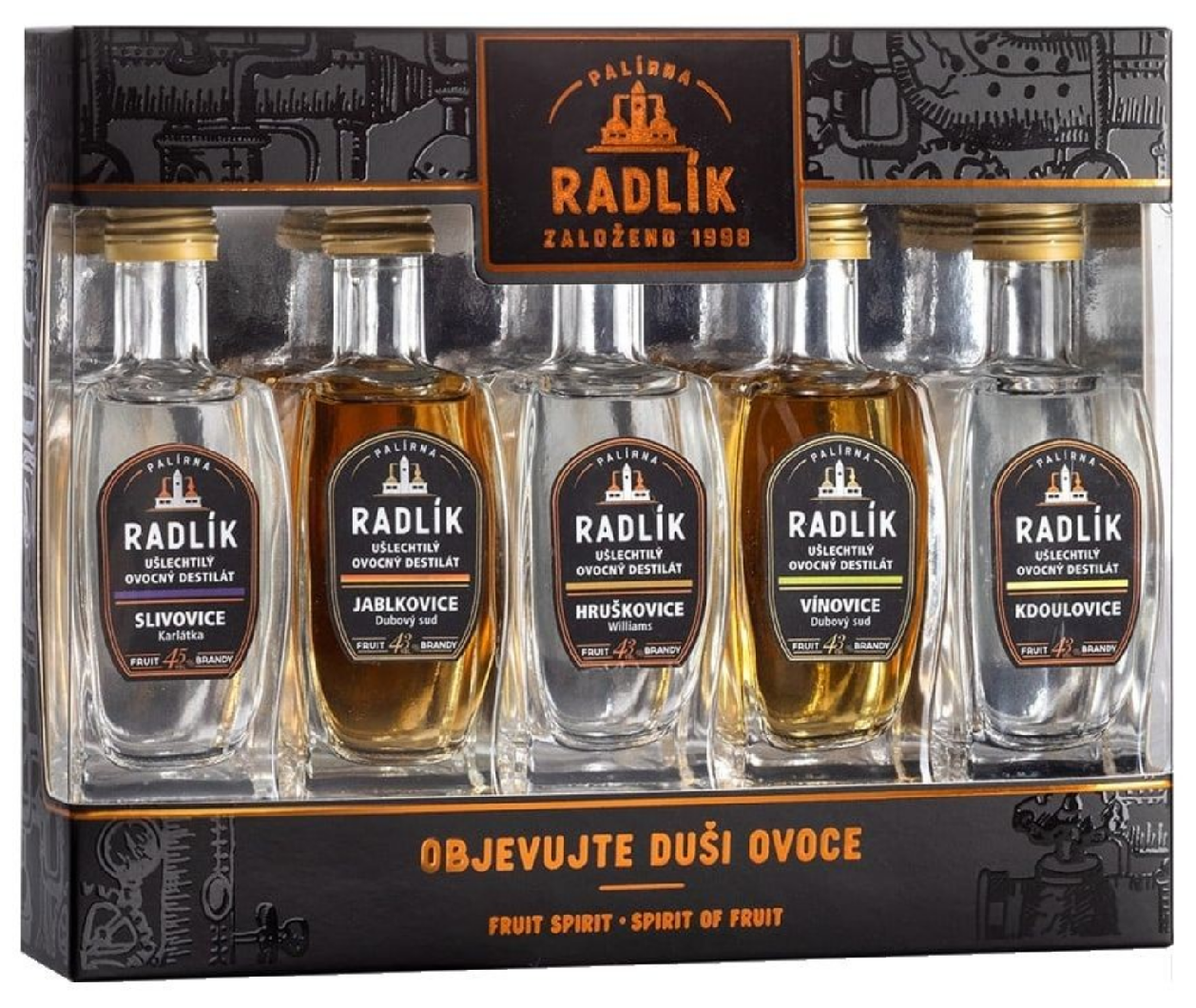 Radlík dárková kolekce, 5x0,05l