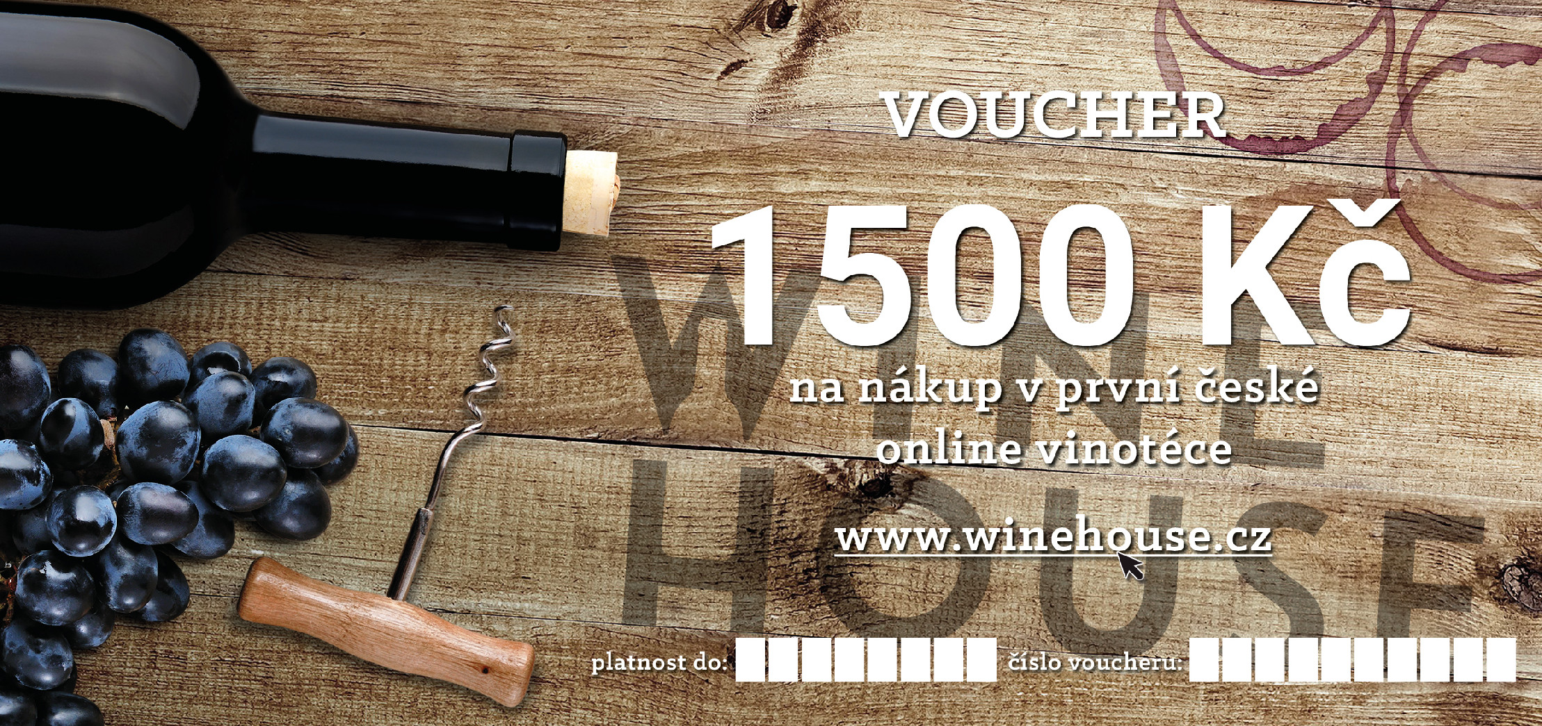 Dárkový poukaz 1500, elektronický