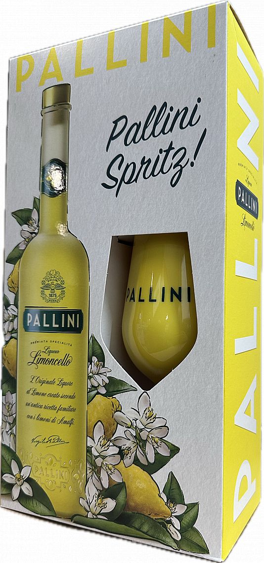 Limoncello Pallini 0,5l 26% + 1x sklo GB