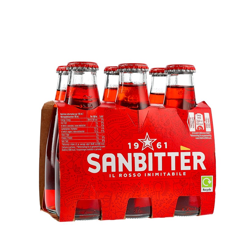 Sanbitter Rosso, 6x100ml
