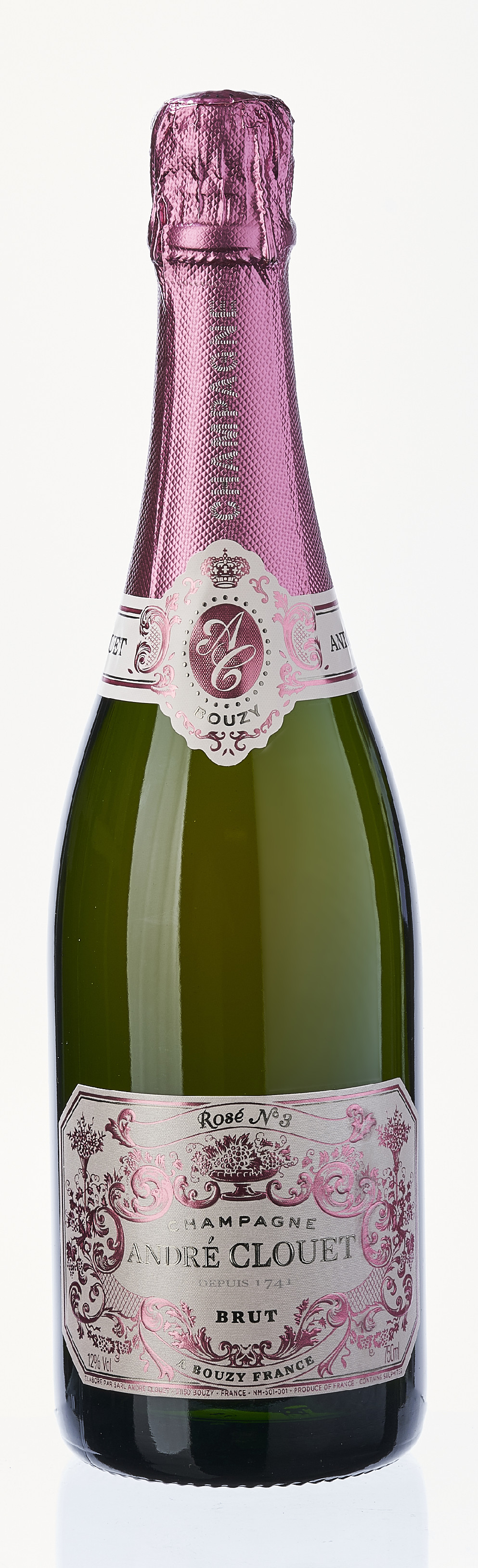 André Clouet Brut Rosé, 0,75l