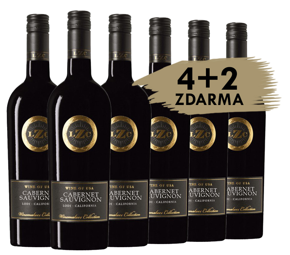 Cabernet Sauvignon Lodi Premium 2017 LZC, 4+2 zdarma