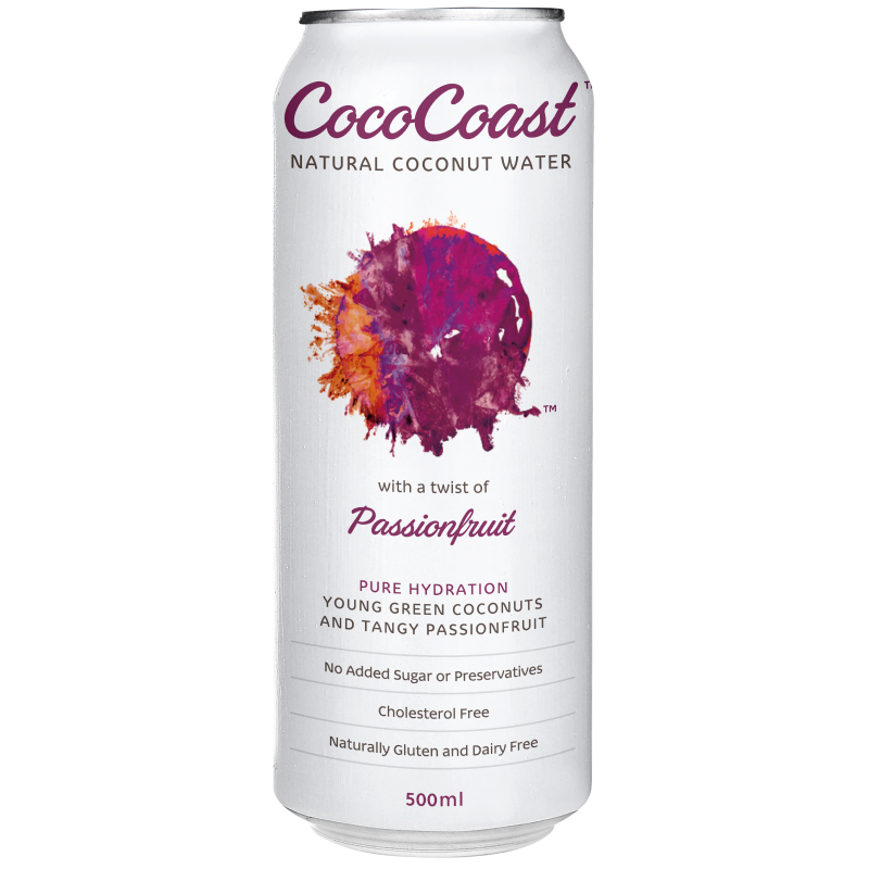 CocoCoast Passionfruit Coconut Water, 320ml