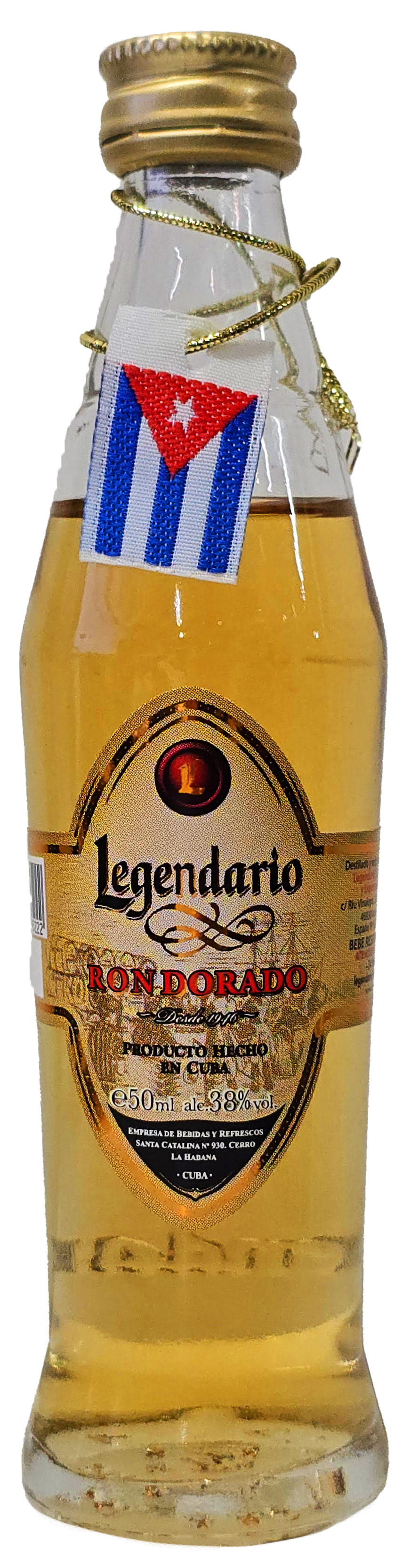 Legendario Ron Dorado 0,05l 38%