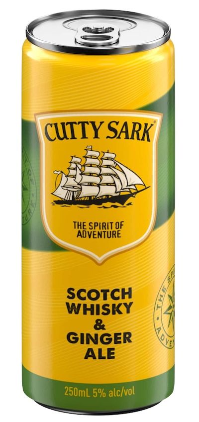 Cutty Sark Ginger Ale, 5%, 250ml