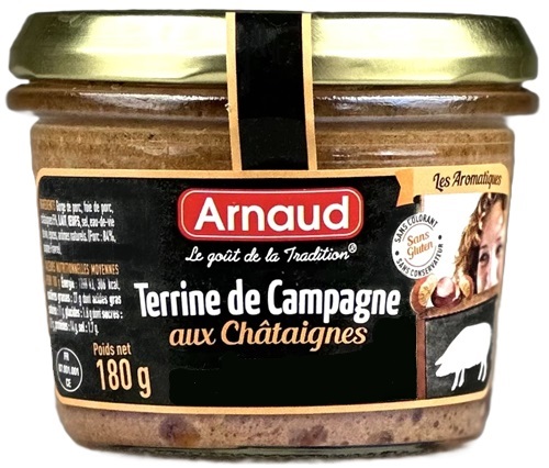Arnaud Farmářská paštika s kaštany, 180g